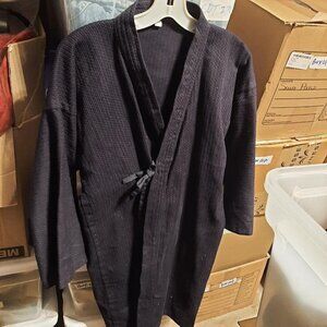 NEW ! Women Travels Wrap Coat Black Size L (185)